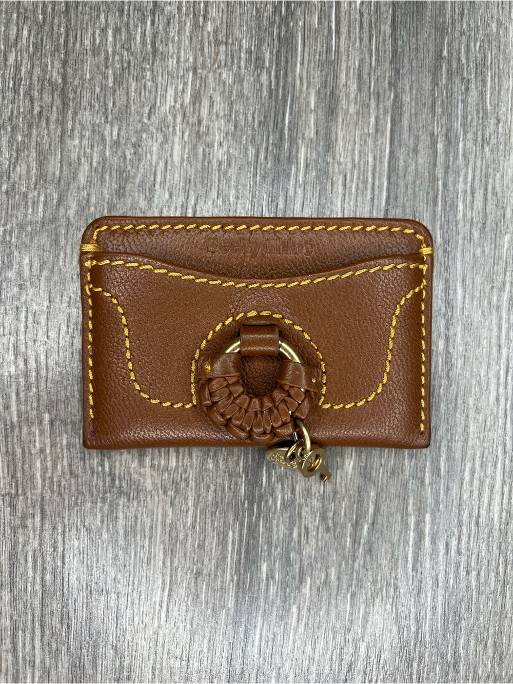 See by Chloé Hana Card Holder in Brown